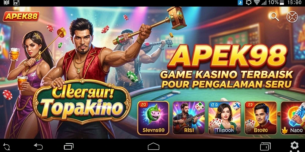 Tampilan gameplay seru APEK88 dengan berbagai pilihan permainan Kasino.
