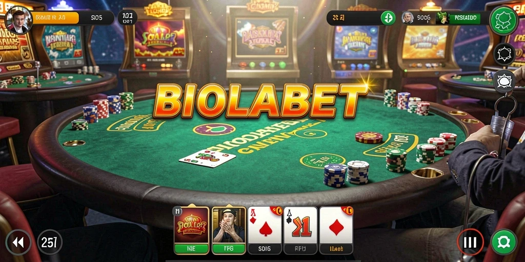 Tampilan tampak seru dengan gameplay kasino yang menarik.