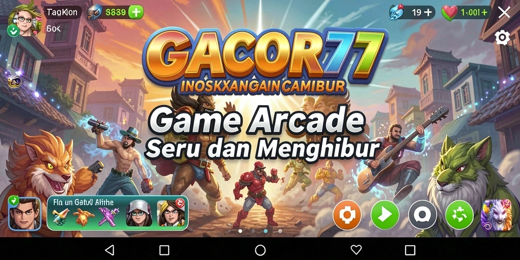 Tampilan gameplay seru GACOR77 dengan grafis menarik.