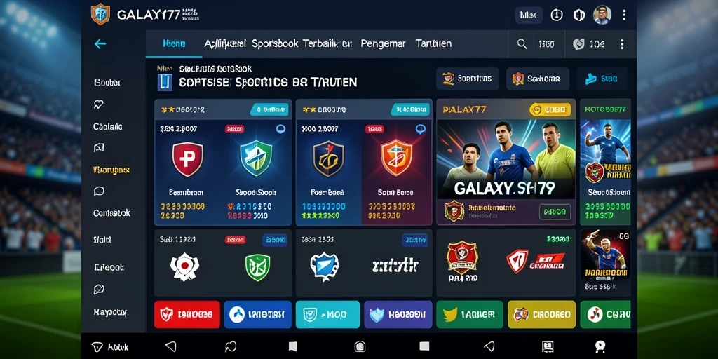 Tampilan gameplay menarik dari aplikasi Sportsbook GALAXY77.