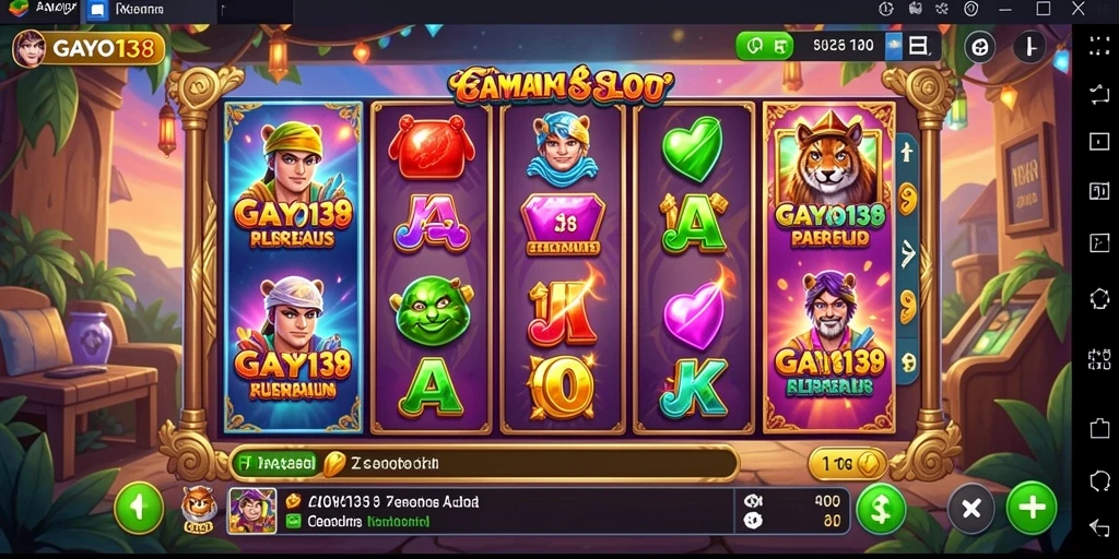 Screenshot gameplay GAYO138 yang menunjukkan keseruan permainan slot.