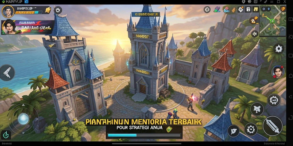 Tangkapan layar menampilkan aksi seru dalam permainan Tower Defense.