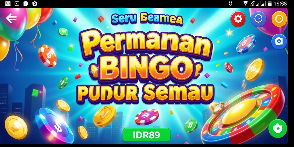 Screenshot gameplay Bingo IDR89 yang seru dan mengasyikkan.
