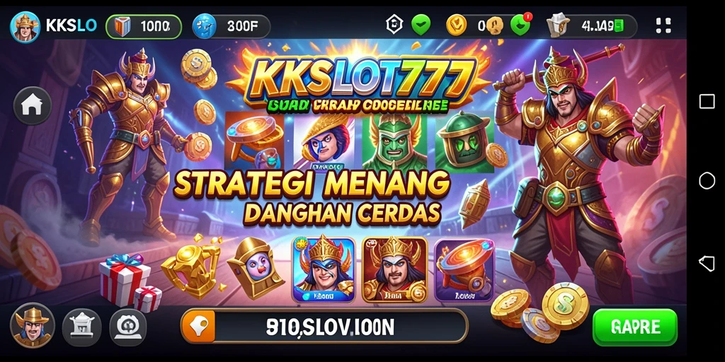 Tampilan gameplay KKSLOT777 dengan strategi yang menegangkan dan seru.