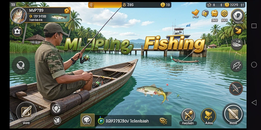 Tampilan gameplay seru dalam game Fishing MVP789.
