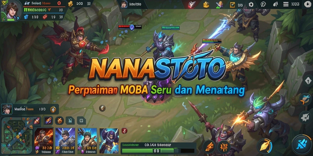 Tampilan dinamis dari gameplay <strong>NANASTOTO</strong> yang mencolok dan seru.