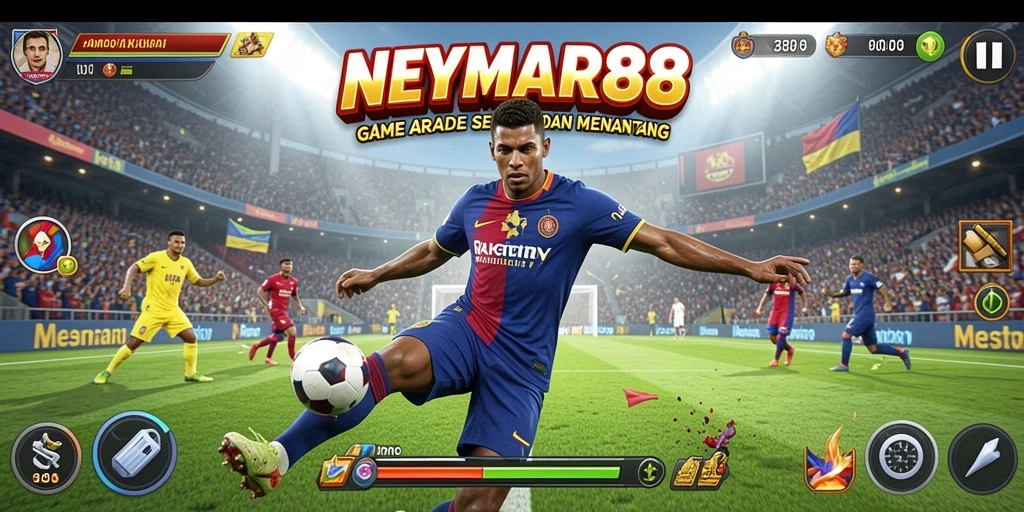 Tampilan gameplay seru dari NEYMAR88 yang menantang untuk semua pemain.
