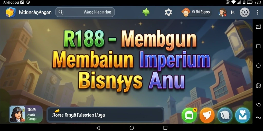 Screenshot utama RI188 menampilkan antarmuka bisnis yang dinamis.