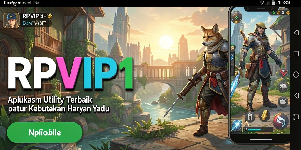 Tampilan antarmuka pengguna RPVIP1 yang menarik dan fungsional.
