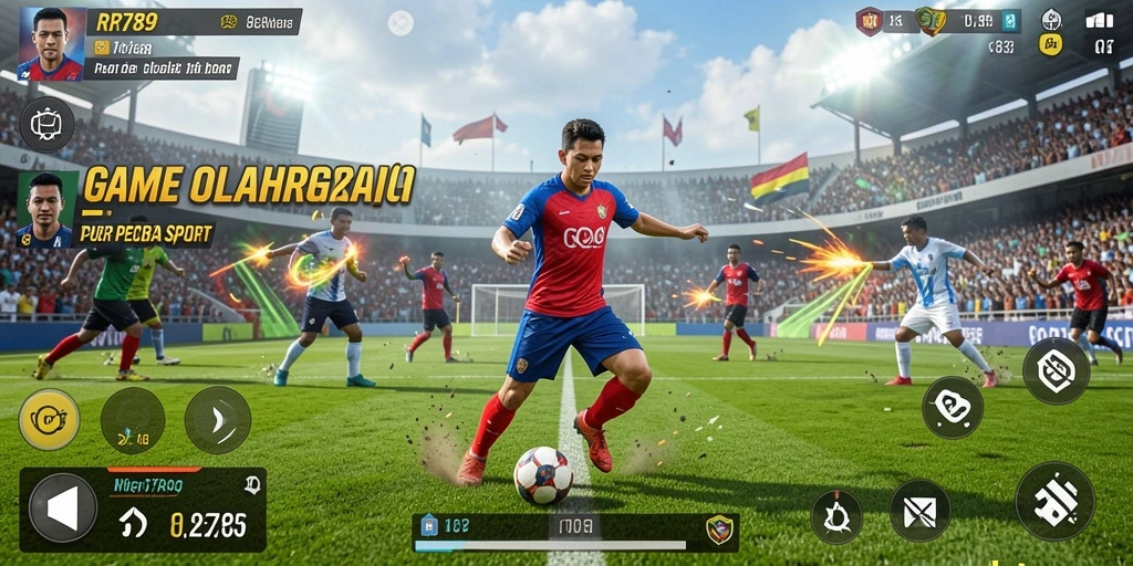Tampilan gameplay RR789 yang menarik dan penuh aksi olahraga.