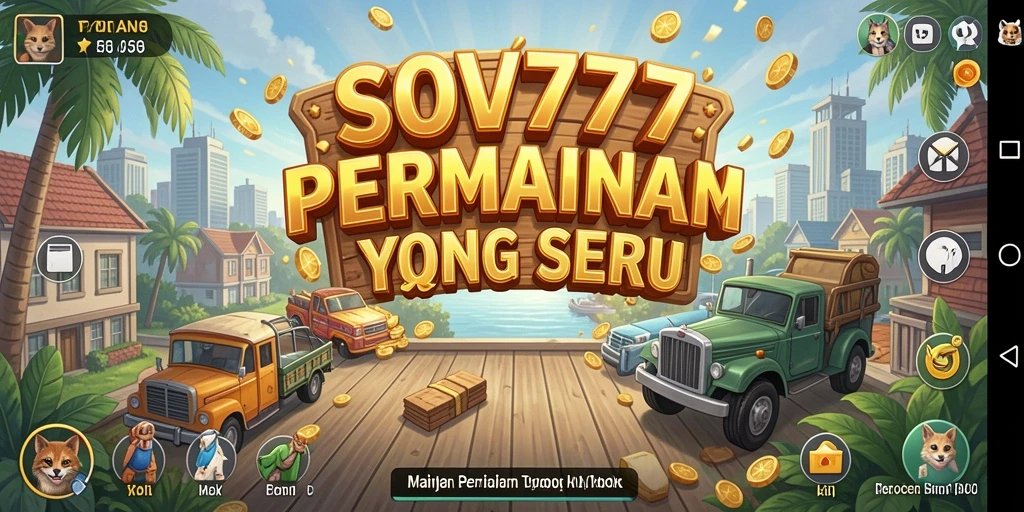 Screenshot gameplay SOV777 yang menampilkan manajemen bisnis yang mendebarkan.