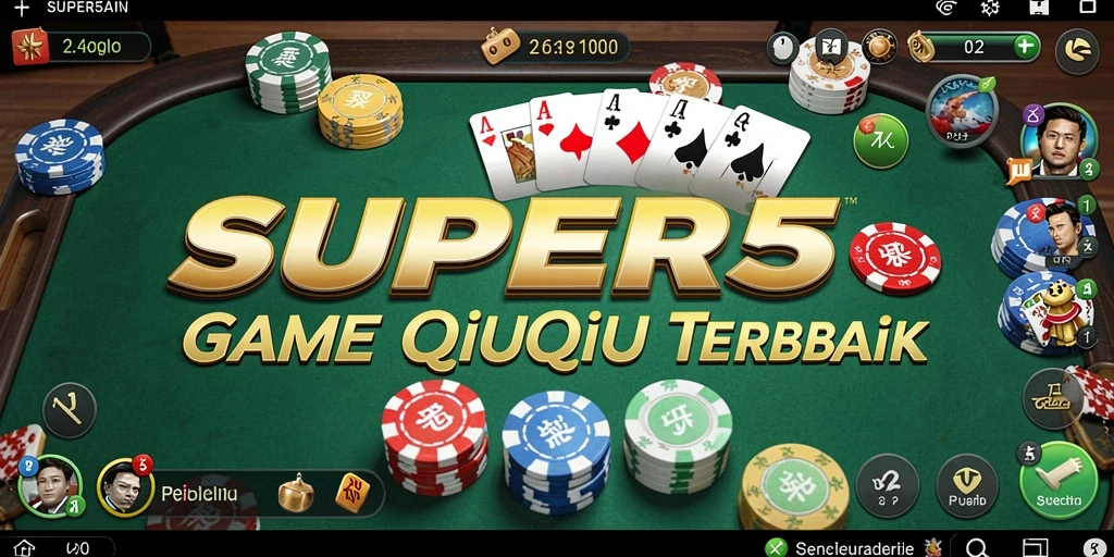 Tampilan gameplay QiuQiu yang menarik dan seru di SUPER5.