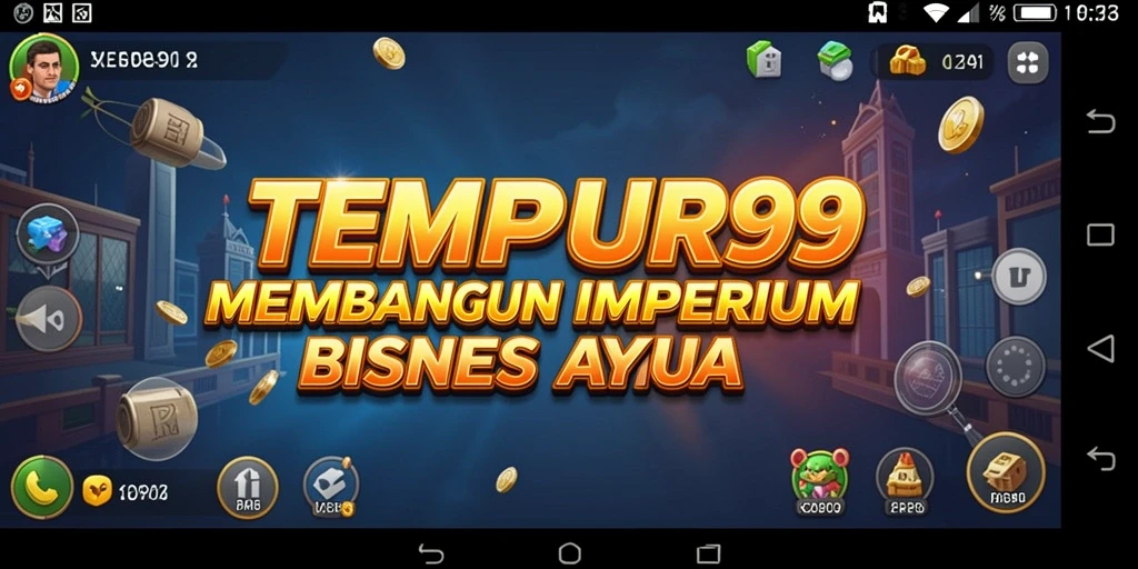 Screenshot gameplay TEMPUR99 menampilkan keseruan membangun bisnis Tycoon.