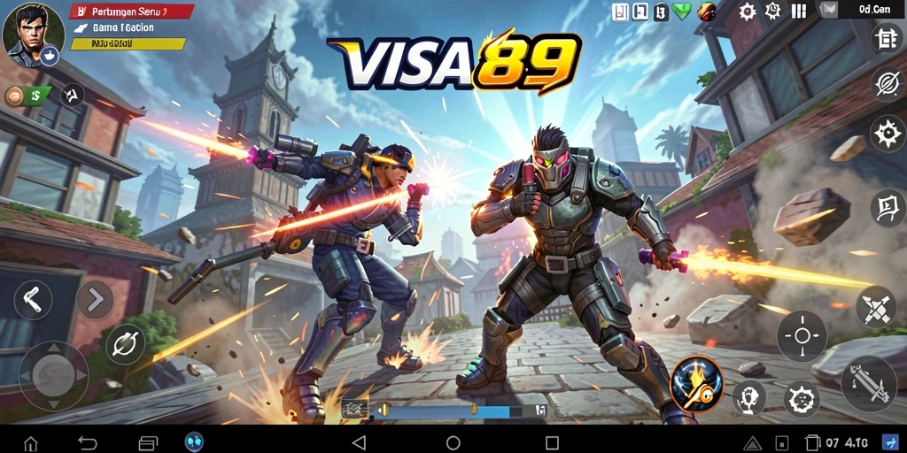 Tampilan screenshot gameplay <strong>VISA89</strong> yang penuh aksi dan seru.