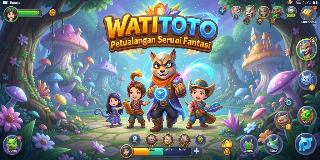 Screenshot gameplay WATITOTO yang menampilkan petualangan seru.