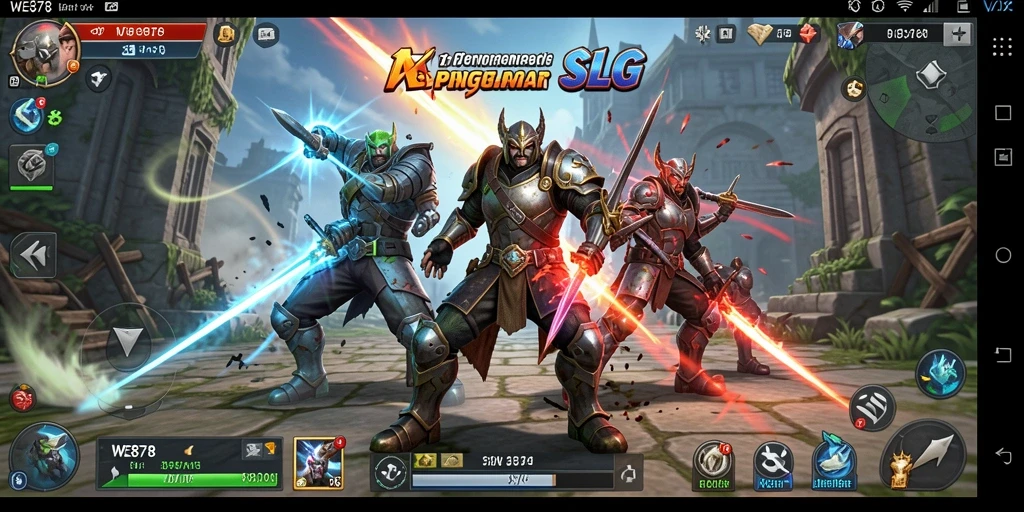Tampilan gameplay WE878 yang mendebarkan dalam pertempuran strategis.