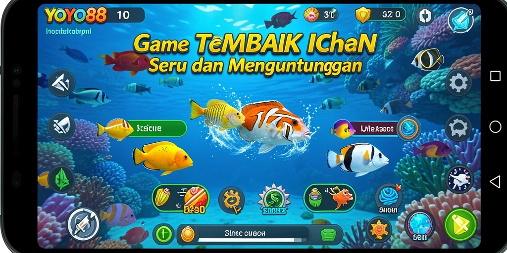 Gambaran gameplay seru saat menangkap ikan di YOYO88.